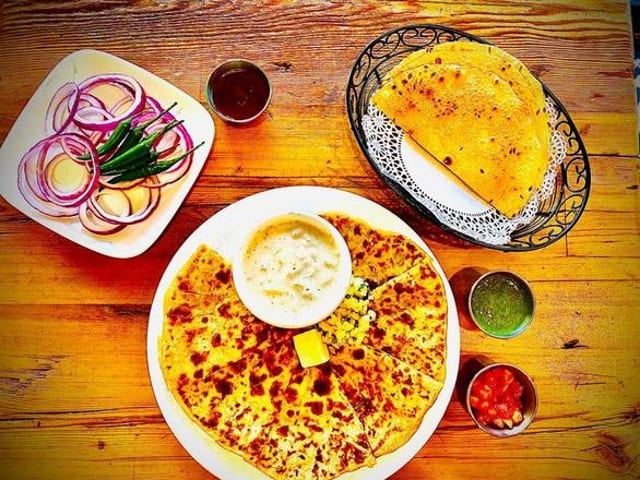 Cheddar Cheese Paratha.