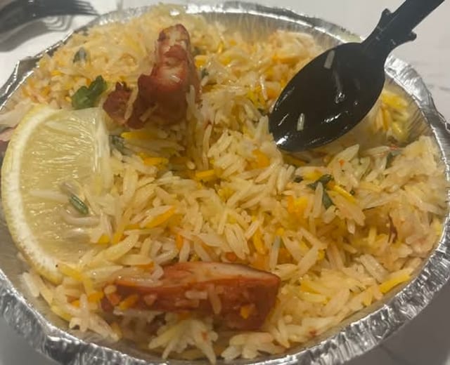 Chicken Tikka Pulao Rice.