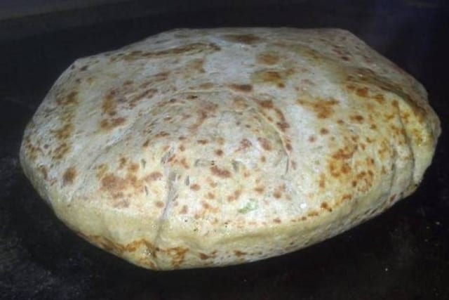 Aloo Onion Paratha.
